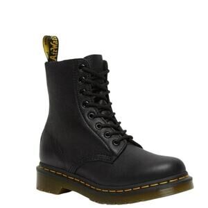 Dr. Martens Lace Up Boots 1460 Pascal Virginia Leather Black Size 5